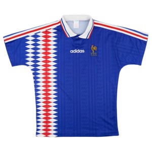 France 1994-96 Home Shirt · Les Bleus' Unbeaten Run to Euro 96 Qualification