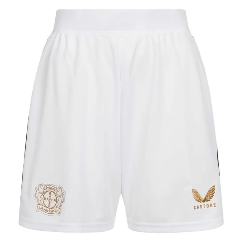 Camiseta de visita para niños del Bayer Leverkusen 2024/25 - Blanca