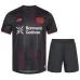 Bayer Leverkusen 2025/26 Kinder-Heimtrikot + Shorts - Schwarz