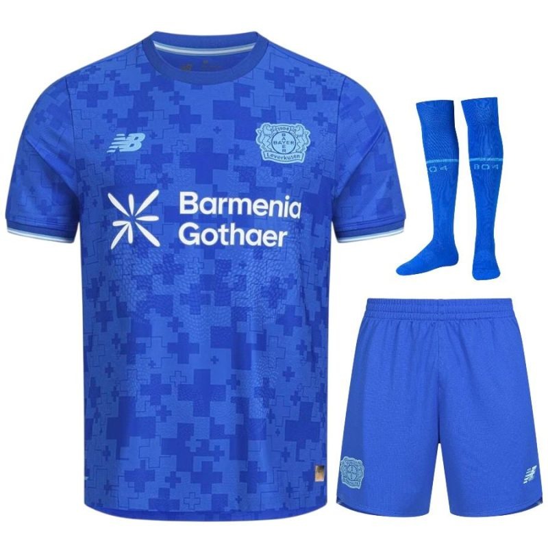 Bayer Leverkusen Ensemble Maillot Third Enfant 2025/26 - Bleu