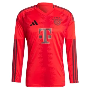 Bayern München 2024/25 Langarm-Heimtrikot Replica - Rot