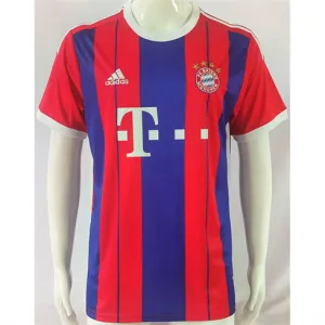 Bayern München 2014 - 2015 Heim-Retro-Trikot - Blau und Rot