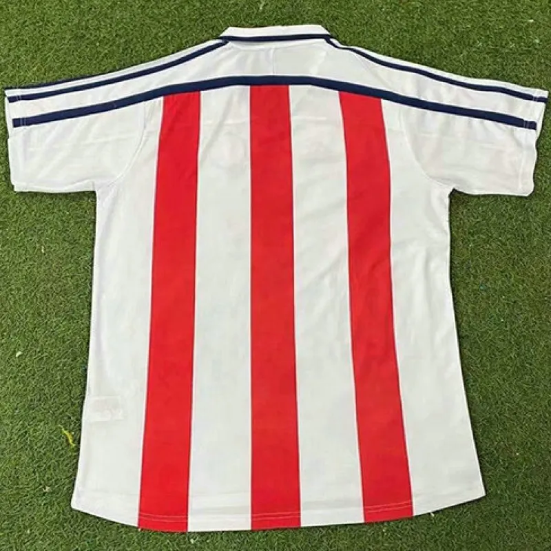 Maglia retro fuori casa della Bayern Munich 2000 - 2001 - Bianco e Rosso