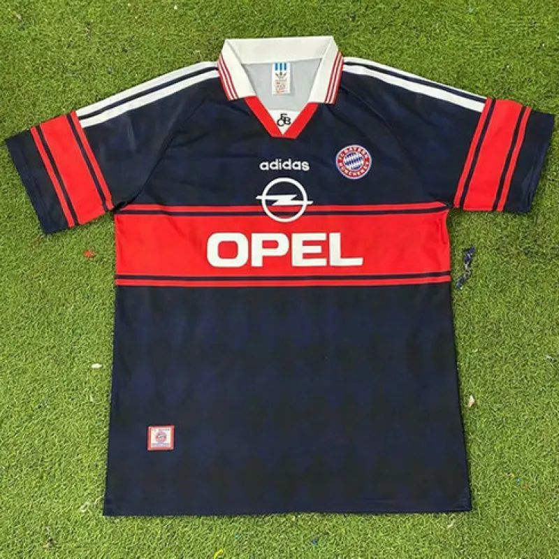 Maglia retro di casa della Bayern Munich 1997 - 1999 - Nero