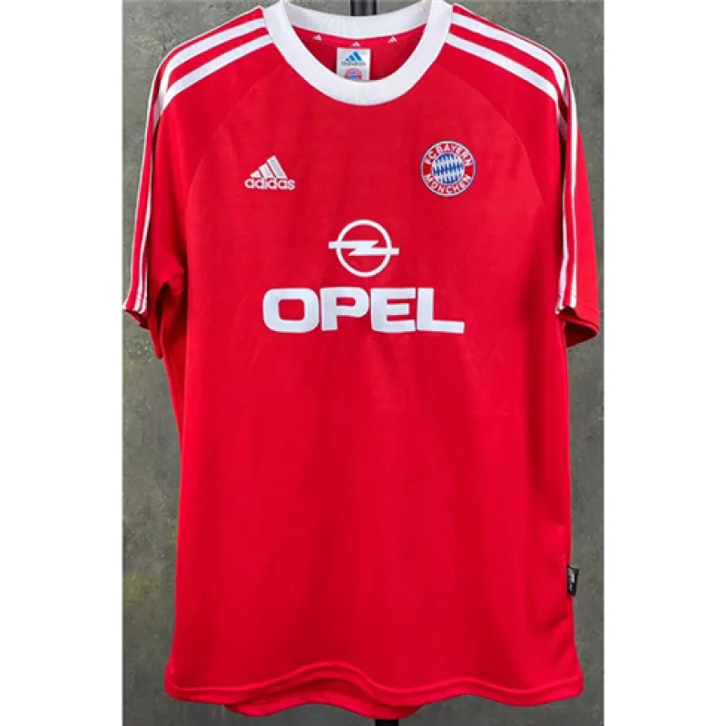 Maglia retro di casa della Bayern Munich 2000 - 2001 - Rosso