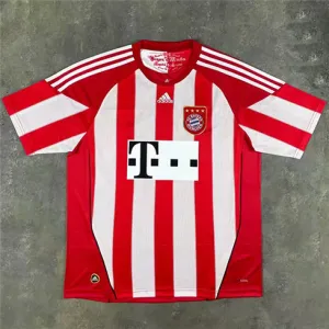 Maglia retro di casa della Bayern Munich 2010 - 2011 - Rosso e Bianco