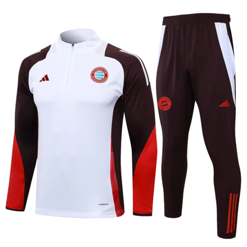 Vêtements de sport pour enfants du Bayern Munich 2024/2025 - Blanc