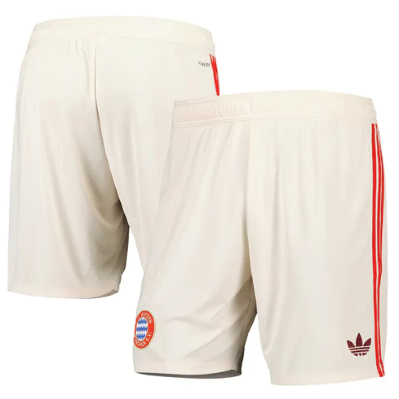 Bayern Munich white third shorts for the 2024/2025 season
