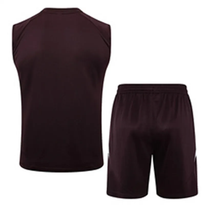 Gilet de training et shorts marrons du Bayern Munich 2024/25