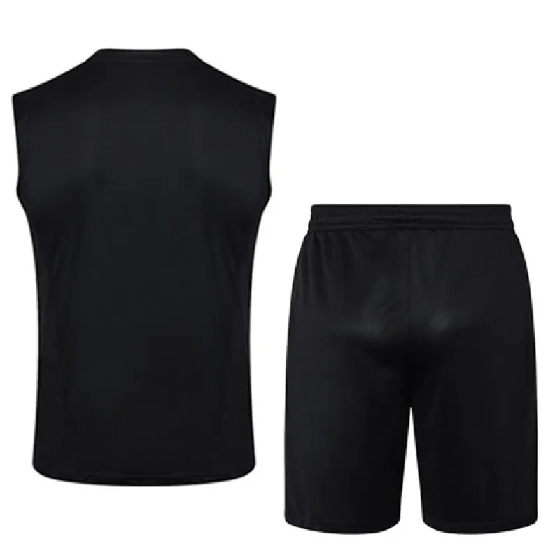 Bayern Munich 2024/25 black training jersey vest and shorts
