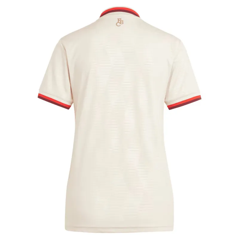 Damen-Trikot Nr. 3 von Bayern München 2024/25 - Fan-Version (Creme)