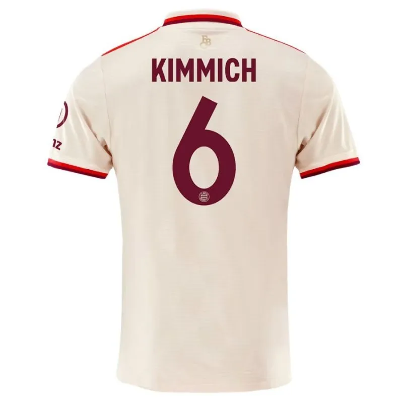 Kids' 2024/25 Bayern Munich Third Star Player Kit - Fan Version (Cream, Kimmich)