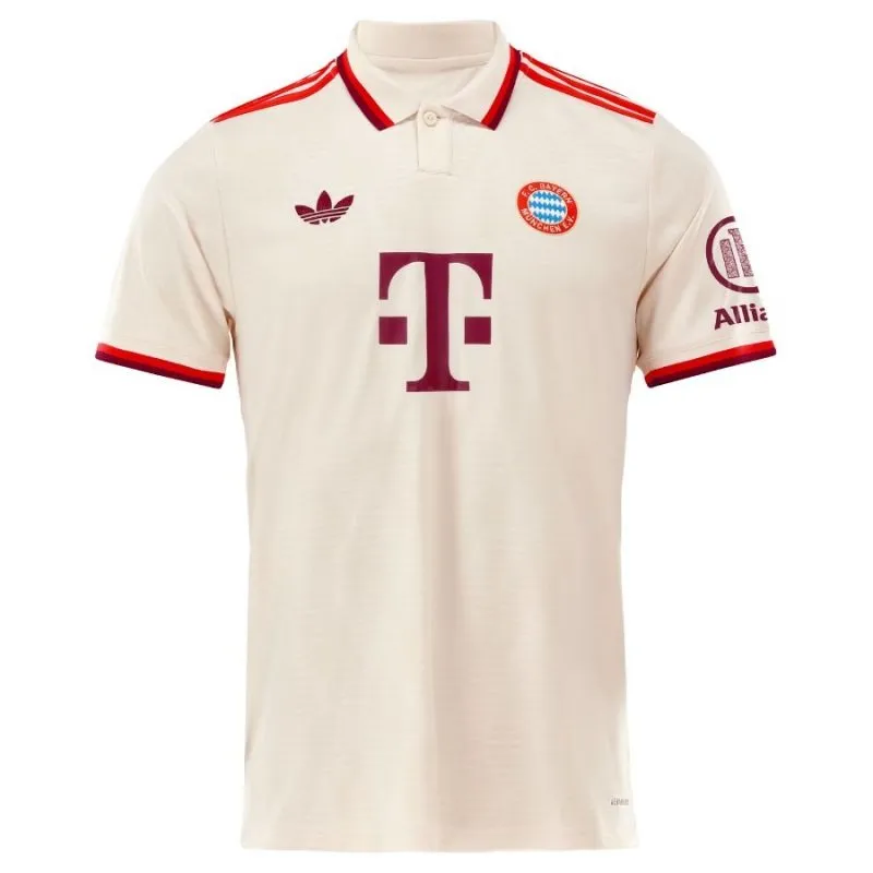 Kinder-Drittes Trikot-Set von Bayern München 2024/25 - Fan-Version (Creme, Musiala)