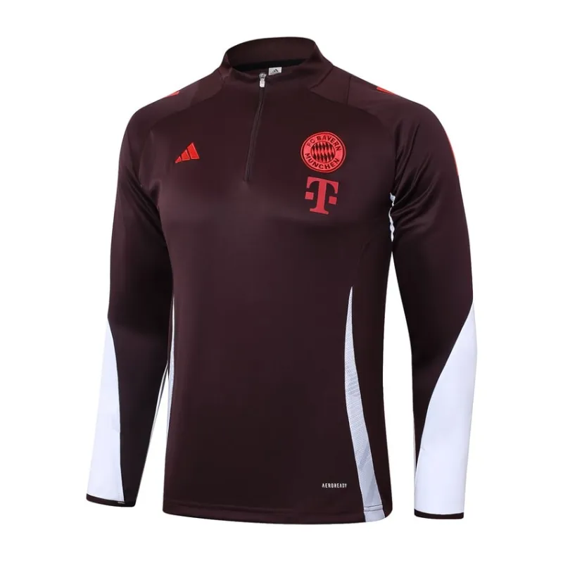 Traje de entrenamiento del FC Bayern Munich 2024/25 - Rojo oscuro