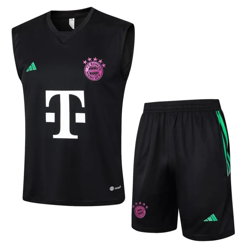 Set de SURVETEMENT SHORT del FC Bayern Munich 2024/25 - Negro
