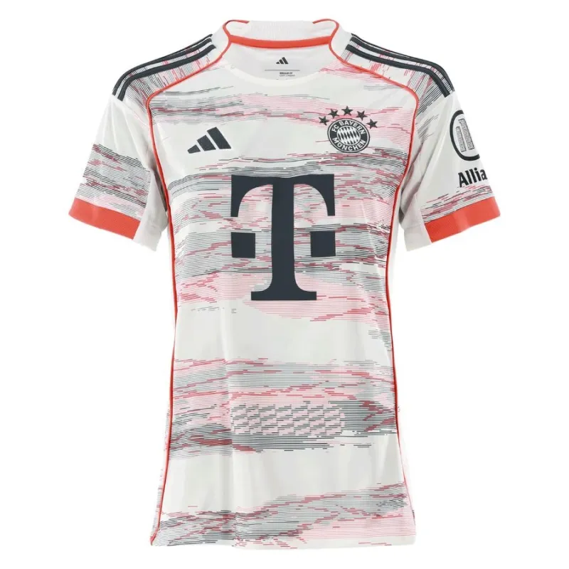 Maglia femminile Bayern Munich 2025/26 trasferta - Bianca