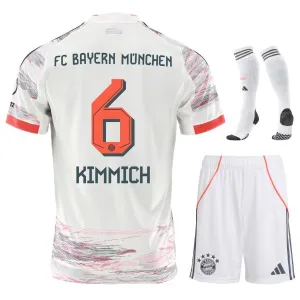 Bayern München KIMMICH Kinder-Kit 2025/26 Auswärts - Weiß