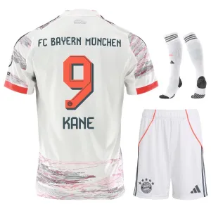 Bayern München KANE Kinder-Kit 2025/26 Auswärts - Weiß
