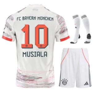 Bayern München MUSIALA Kinder-Kit 2025/26 Auswärts - Weiß