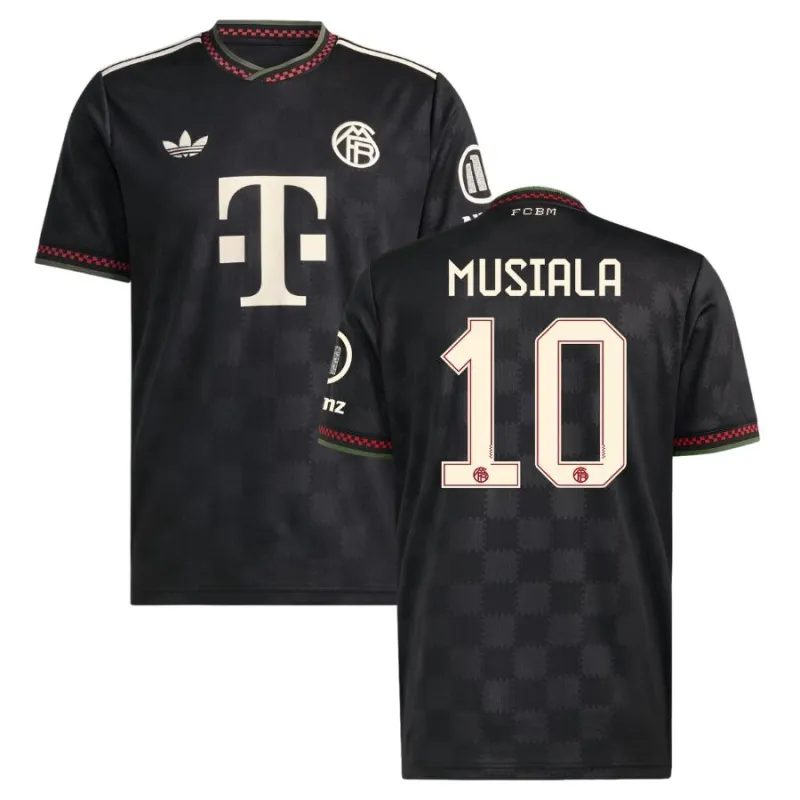 Bayern Munich MUSIALA 2025/26 Third Jersey - Black