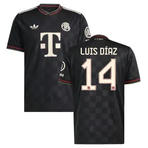 Bayern München LUIS DIAZ 2025/26 Drittes Trikot - Schwarz
