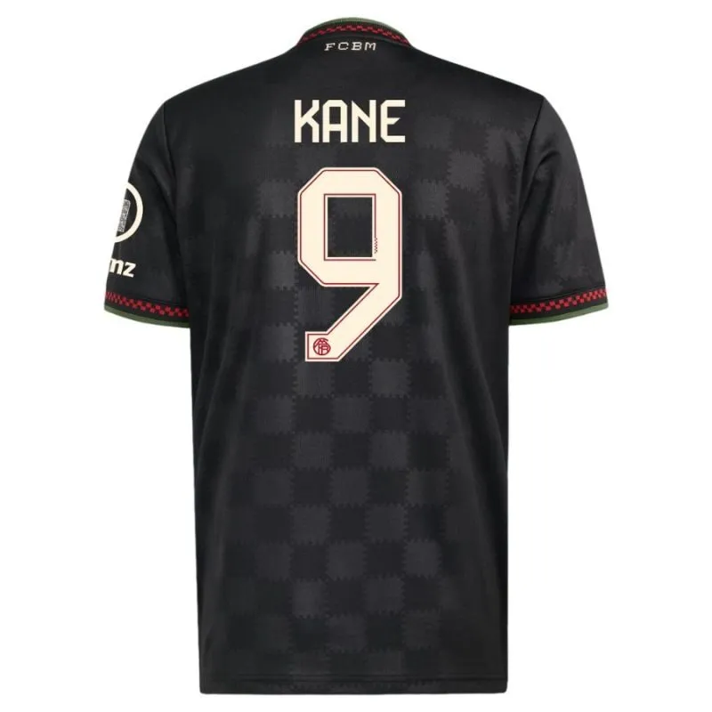 Bayern Munich KANE 2025/26 Third Kids Kit Jersey - Black