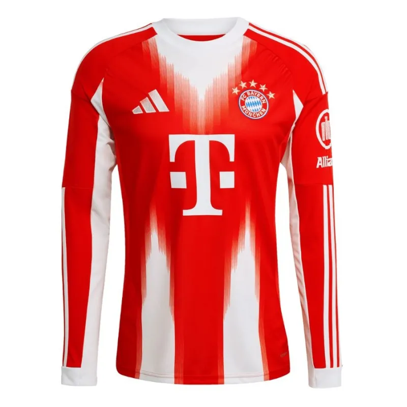 Bayern München 2025/26 Heim Langarm - Rot