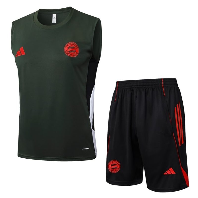 Completo Pantaloncini e Canotta Bayern Monaco 2025/26 - Nero