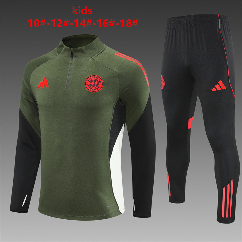Bayern München 2025/26 Kinder Sportanzug grün