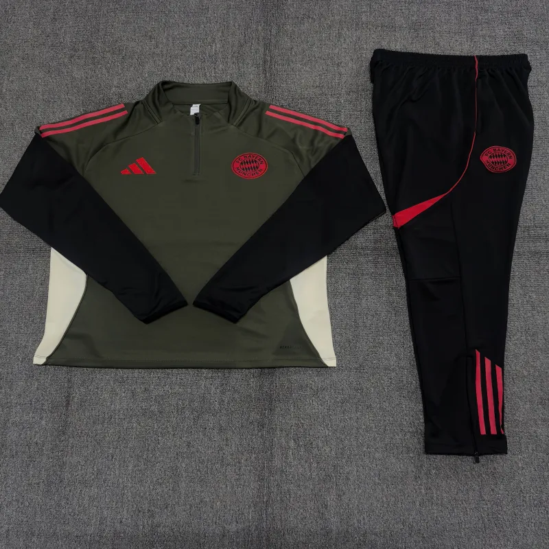 Bayern München 2025/26 Kinder Sportanzug grün