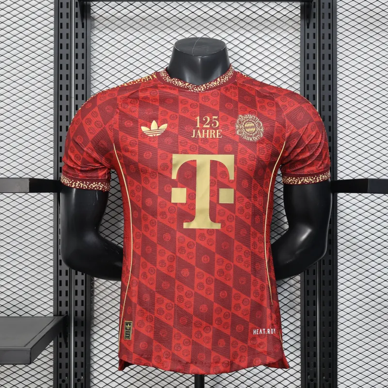 Bayern Monaco Maglia Giocatore Edizione di Anniversario 2025/26 - Rosso
