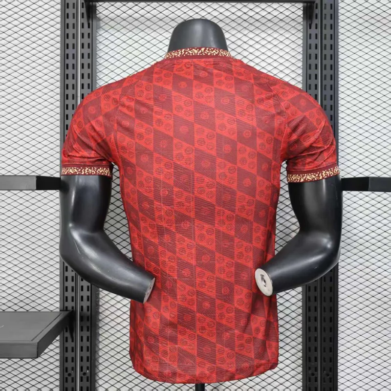 Bayern Monaco Maglia Giocatore Edizione di Anniversario 2025/26 - Rosso