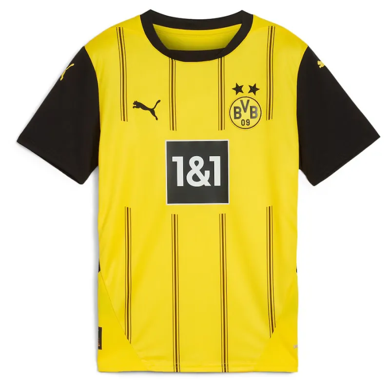 Borussia Dortmund 2024/25 Maillot Domicile Réplique Enfant - Jaune
