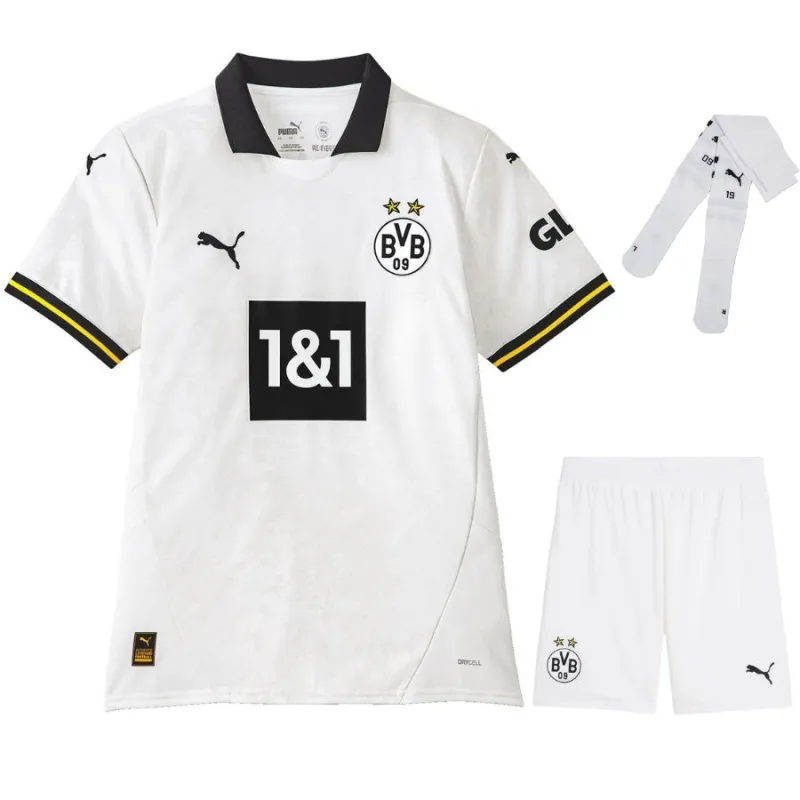 Borussia Dortmund 2024/25 Kinder Dritttrikot Replica - Weiß
