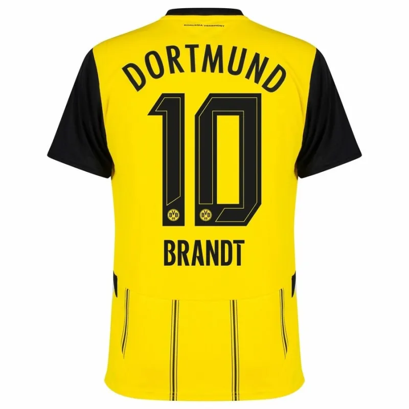 BRANDT Borussia Dortmund 2024/25 Home Replica Jersey - Yellow