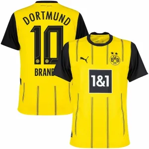 BRANDT Borussia Dortmund 2024/25 Maglia Casa Replica - Giallo