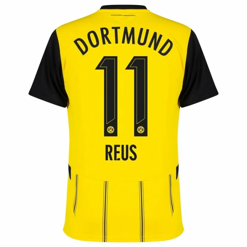 Kit Casa Junior Borussia Dortmund 2024/25 con Reus - Versione Tifoso (Giallo)