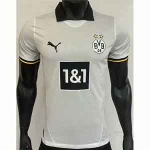 Borussia Dortmund 2024/25 tercer camiseta de visita, versión jugador, blanca