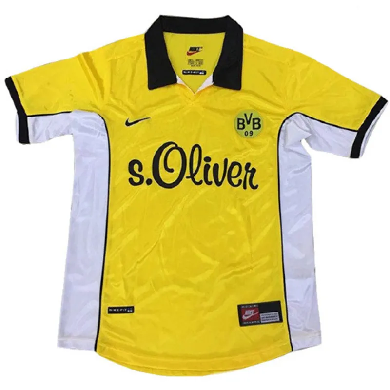 Borussia Dortmund retro jersey 1998, yellow