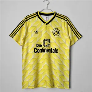 Borussia Dortmund maglia casa retro 1988, gialla