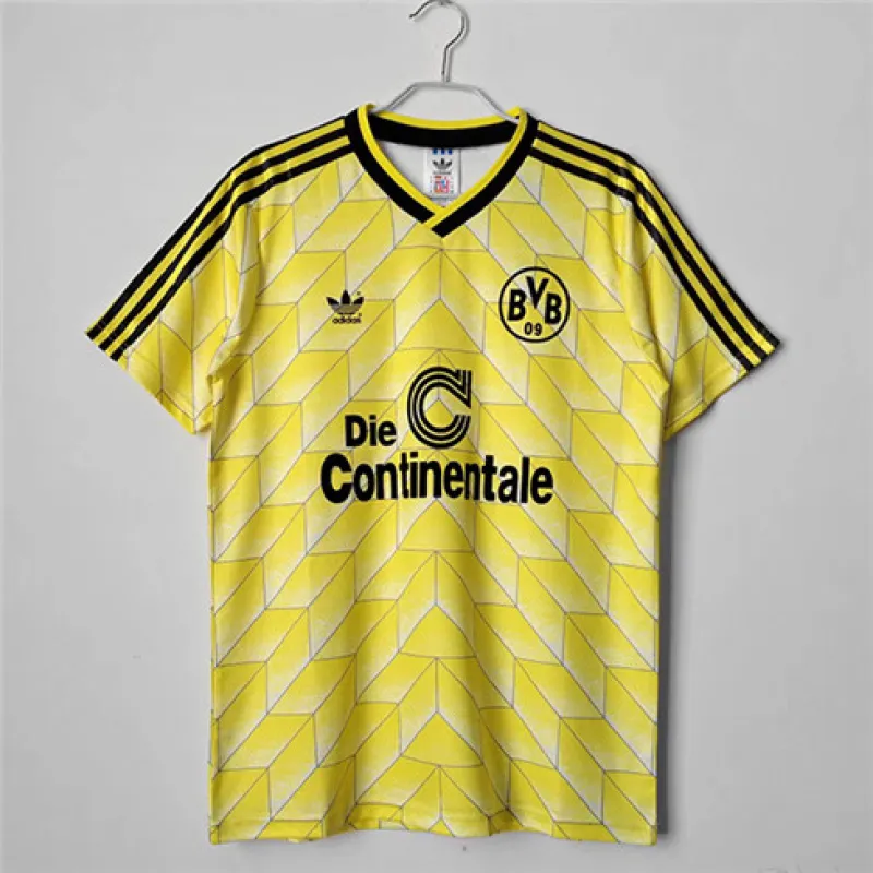 Borussia Dortmund maglia casa retro 1988, gialla
