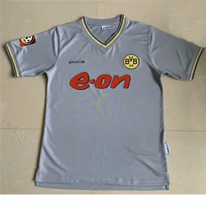 Borussia Dortmund maglia di trasferta retro 2000, grigia