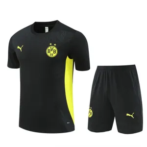Borussia Dortmund maglia d'allenamento + shorts 2024/25, nero