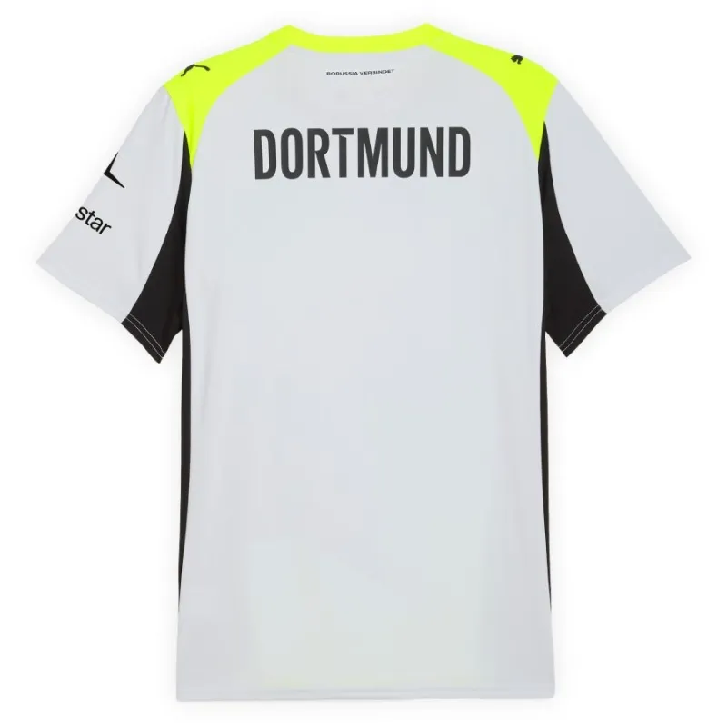 Dortmund 2025/26 Away Women's Kit - Grey/Green