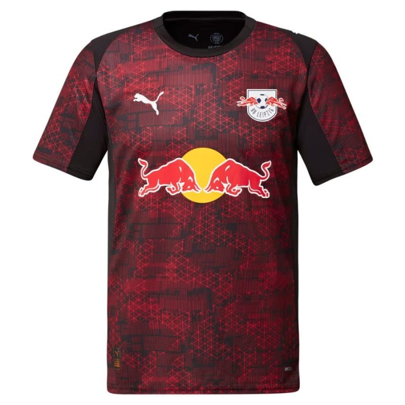 RB Leipzig 2025/26 Completo bambini maglia terza - Rossa