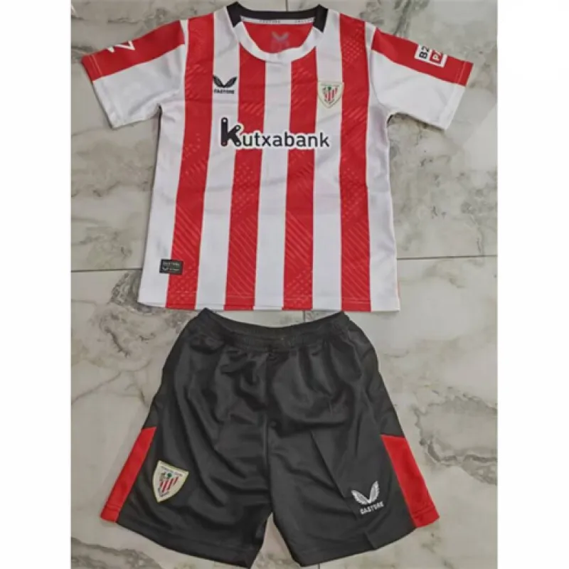 Athletic Bilbao Camiseta y pantalones cortos para niños 2024/25 Local - Rojo