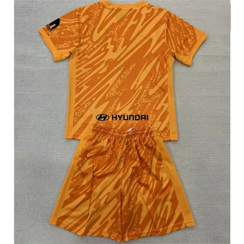 Atlético Madrid Kids' Goalkeeper Jersey and Shorts 2024/25 - Yellow