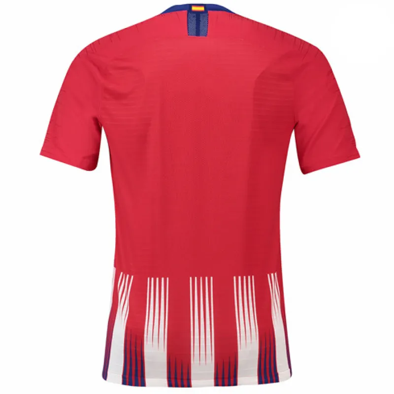 Maillot rétro à manches longues d'Atletico Madrid 2019 domicile - Rouge/Blanc