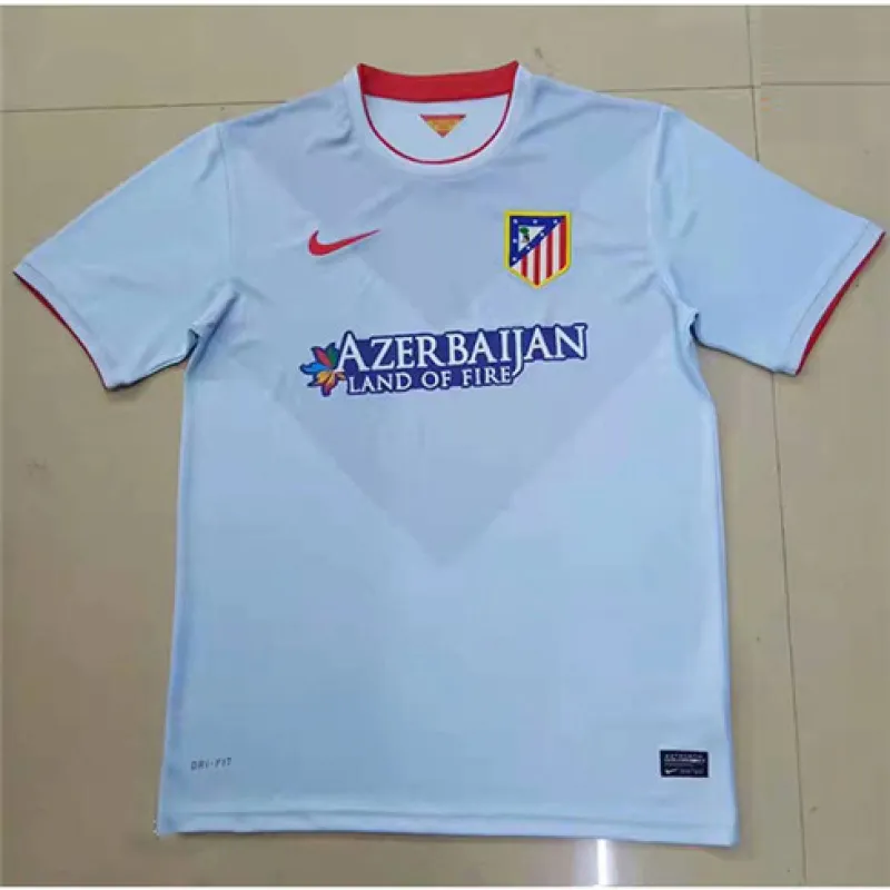 Atletico Madrid Retro Jersey 2013/14 Away - White