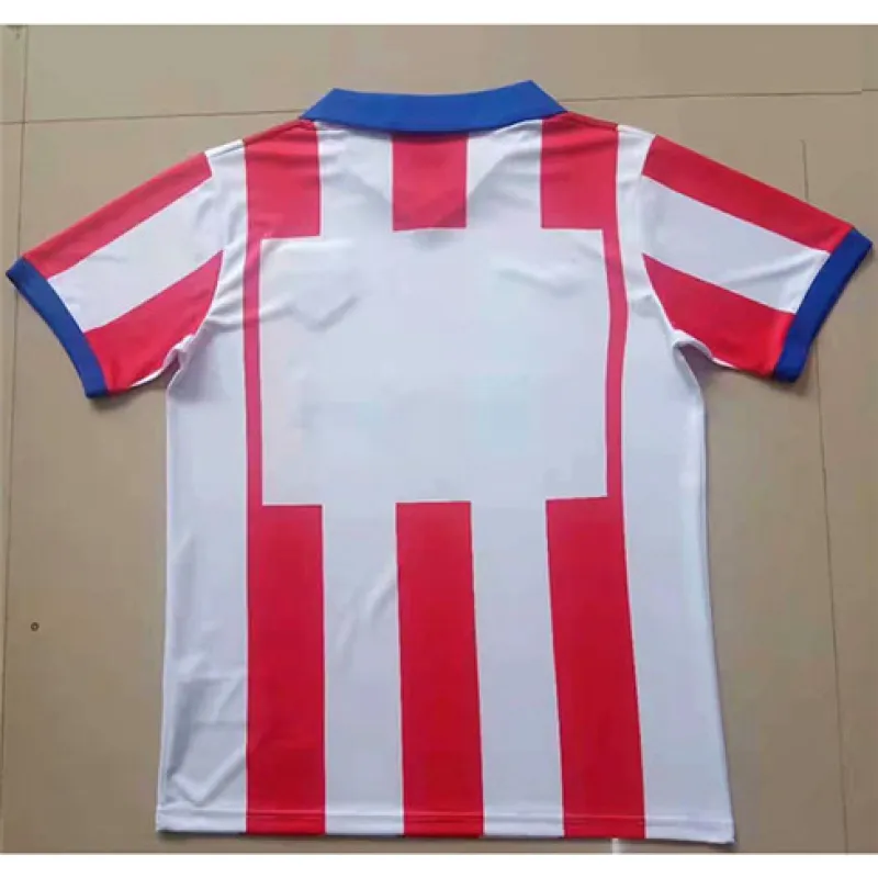 Atletico Madrid Retro-Trikot 2014 Heimspiel - Rot/Weiß